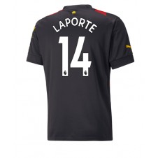 Manchester City Aymeric Laporte #14 Bortedrakt 2022-23 Kortermet